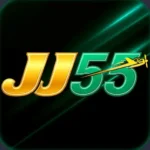 JJ55 Game mobile gaming platform interface showing online slots and card game options.