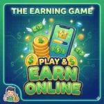 Online earning game mobile app interface